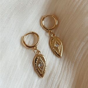 Paisley Eye Hoops